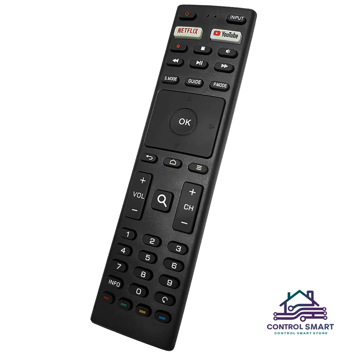 GENERICO - Control Remoto Compatible Para Tv Jvc Smart Tv Android