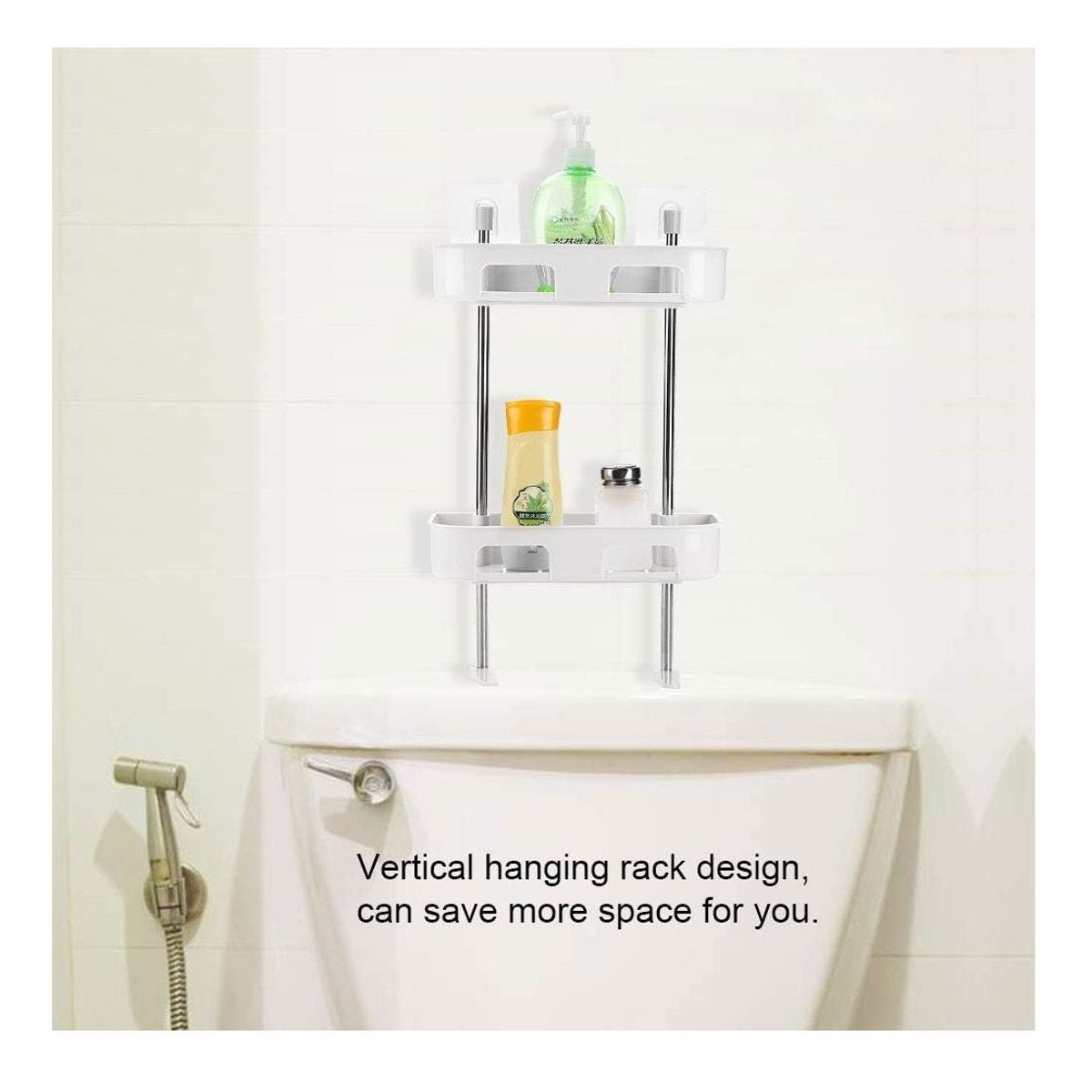 GENERICO - Estante organizado de baño de 2 niveles