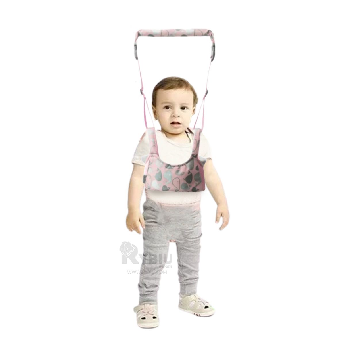 RYBIU IMPORT - Caminador Portatil y Versatil en Tono Rosado Y+Gift Stickers