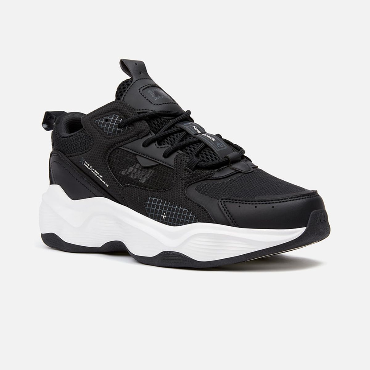 NEW ATHLETIC - Zapatillas New Athletic Lifestyle Classic76 Negro Con Blanco Hombre