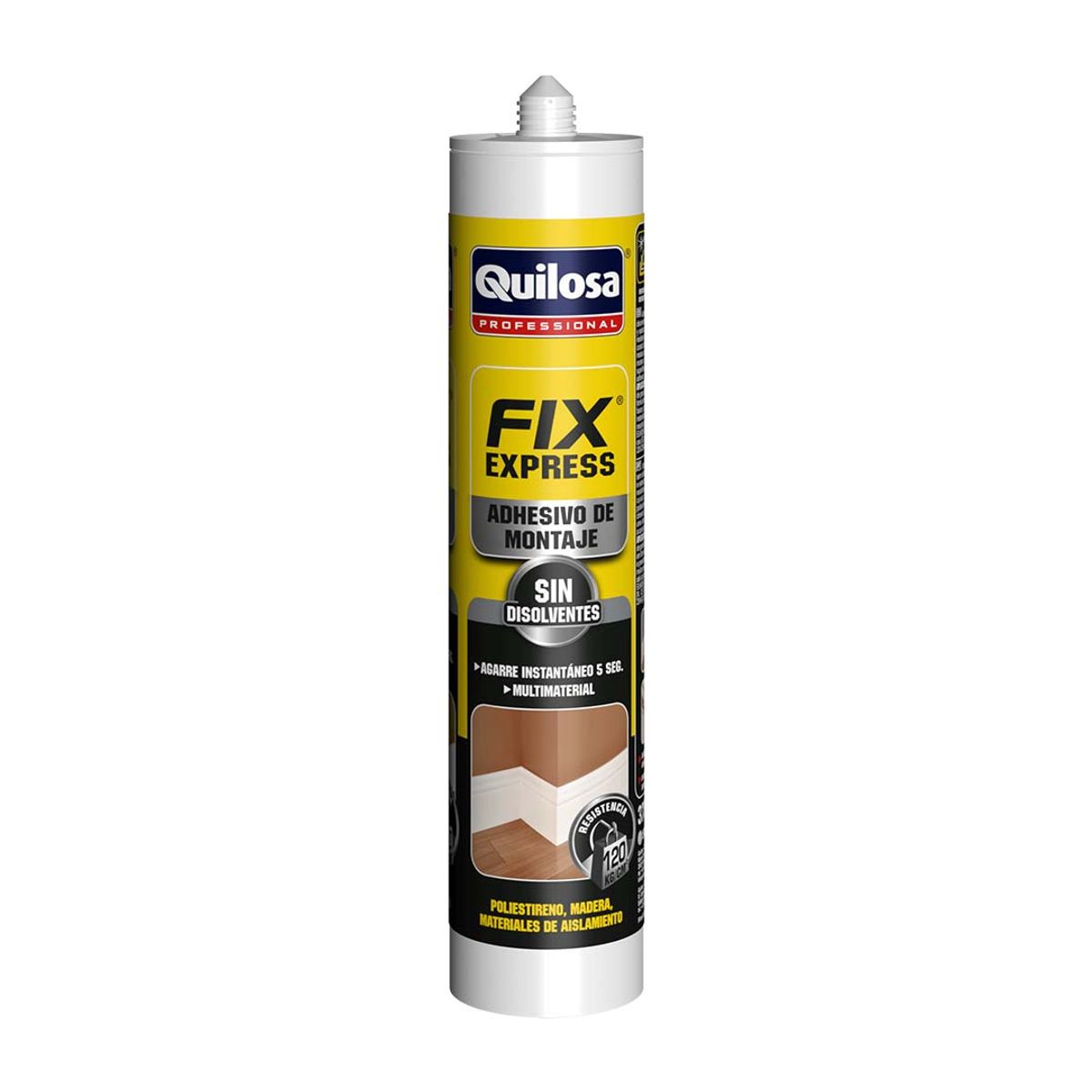 QUILOSA - Adhesivo de Montaje Fix Express 375 gr Blanco
