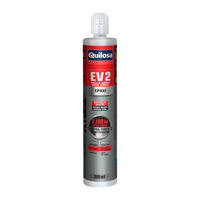 QUILOSA - Anclaje Químico EV2 Epóxico 300 ml Gris