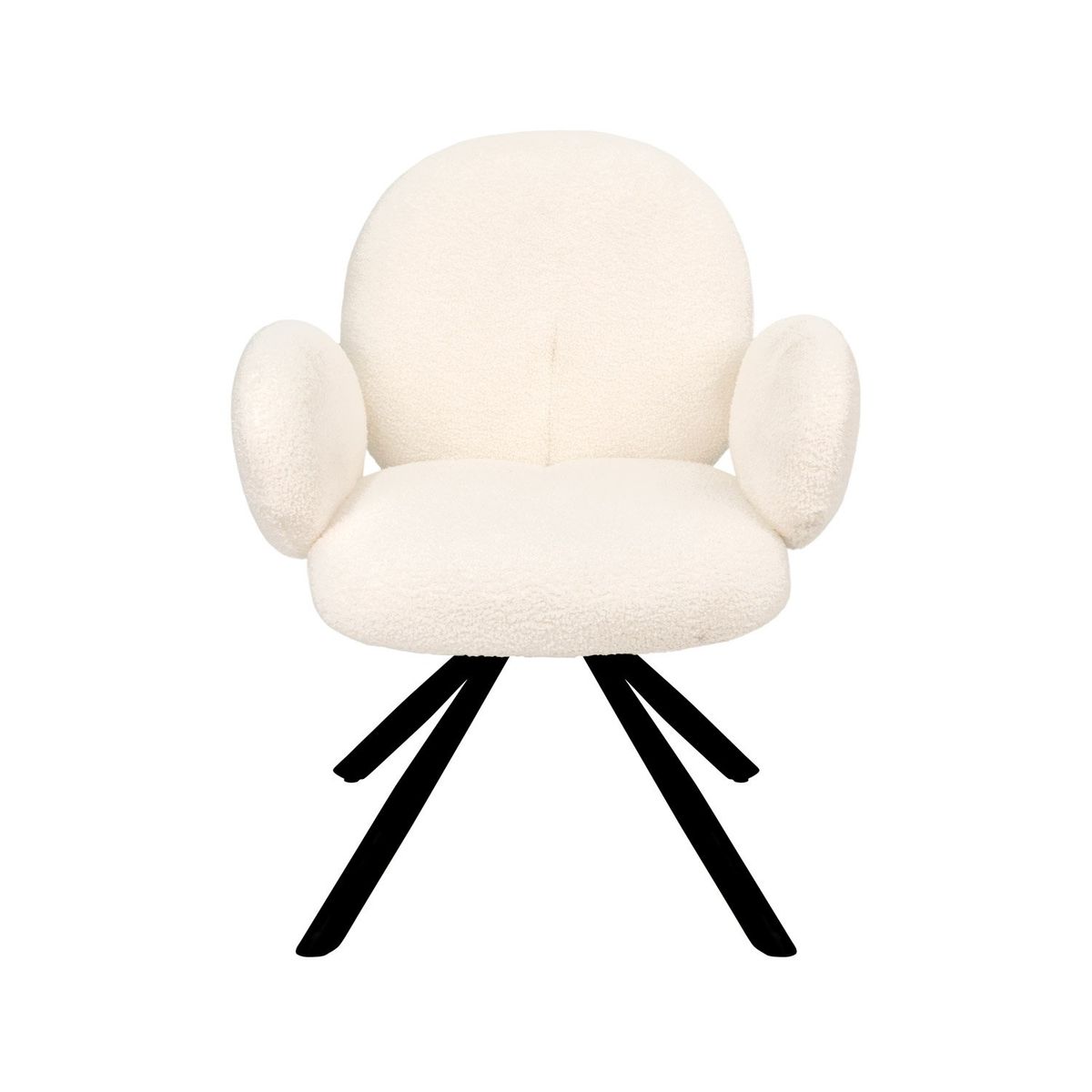 XION - Butaca De Ocio Edén Tapiz De Franela Blanco