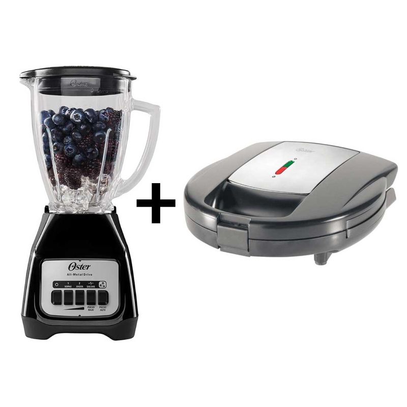 OSTER - Combo Oster Sandwichera  Licuadora BLSTKAG