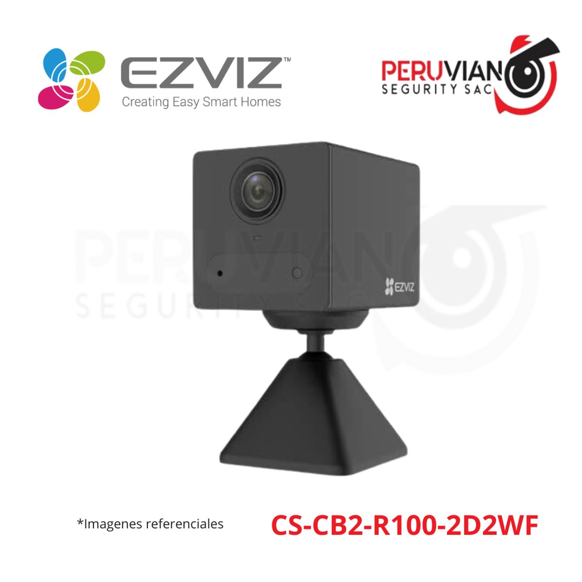 EZVIZ - CAMARA IP 2MP INT C/BATERIA WIFI  CS-CB2-R100-2D2WF