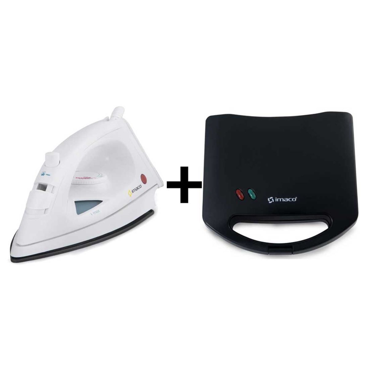 IMACO - Combo Imaco Sandwichera IST101N + Plancha ETA10