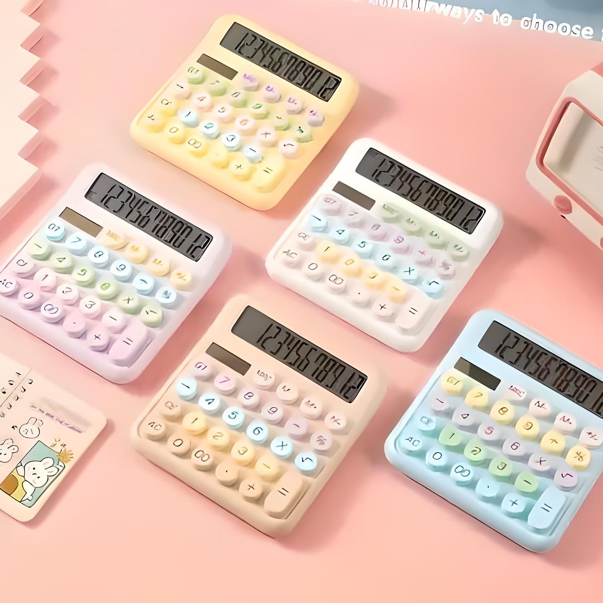 GENERICO - CALCULADORA DE ESCRITORIO SOLAR Y PILA LCD DE 12 DÍGITOS