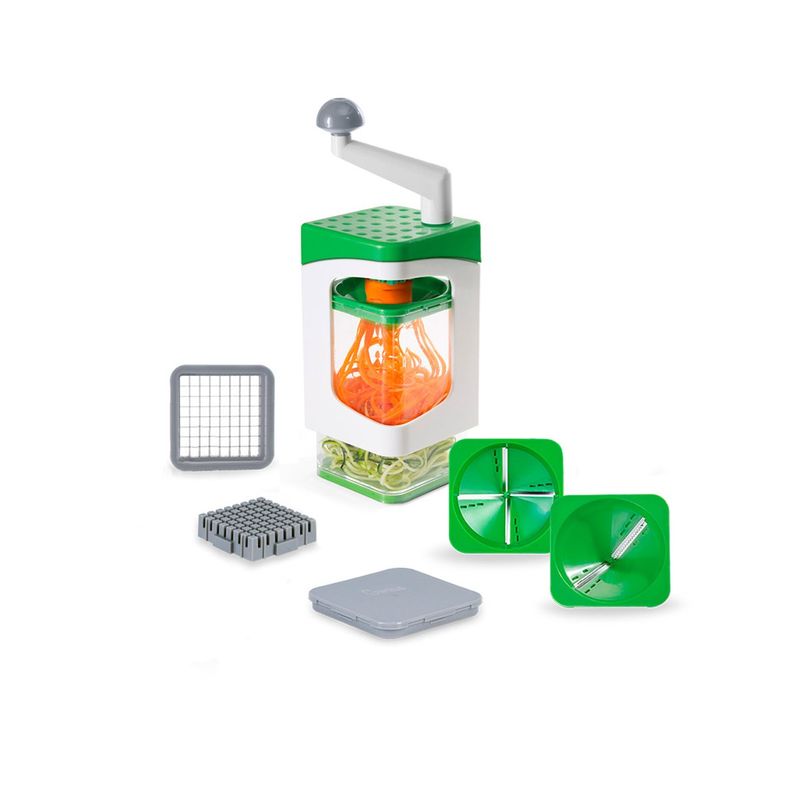 QUALITY PRODUCTS - Cortador 4 en 1 Set 9 Piezas - Nicer Dicer Julietti