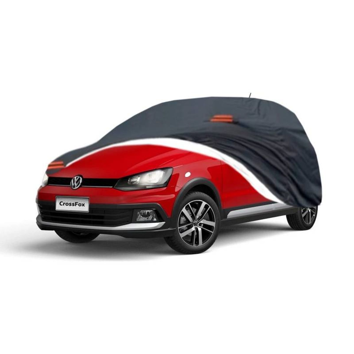 SMART COVER - COBERTOR IMPERMEABLE AUTO VOLKSWAGEN CROSSFOX- GRIS