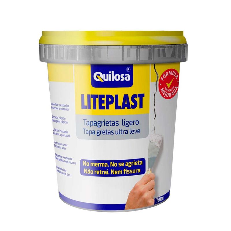 QUILOSA - Relleno Acrílico Liteplast 750 ml Blanco