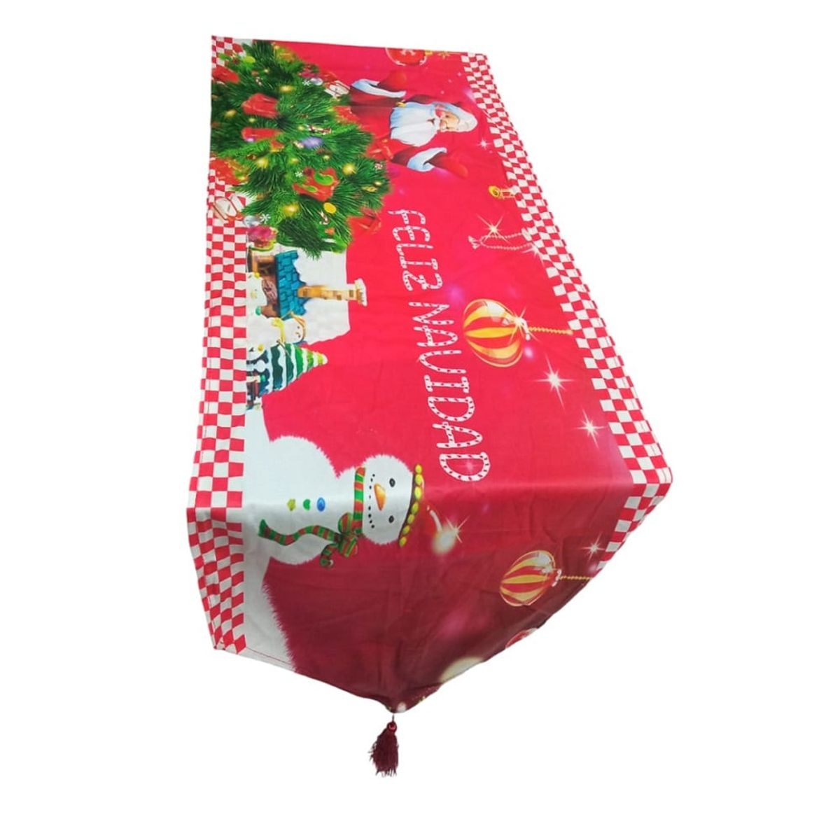 GENERICO - Camino de mesa navideño mantel central para esta navidad