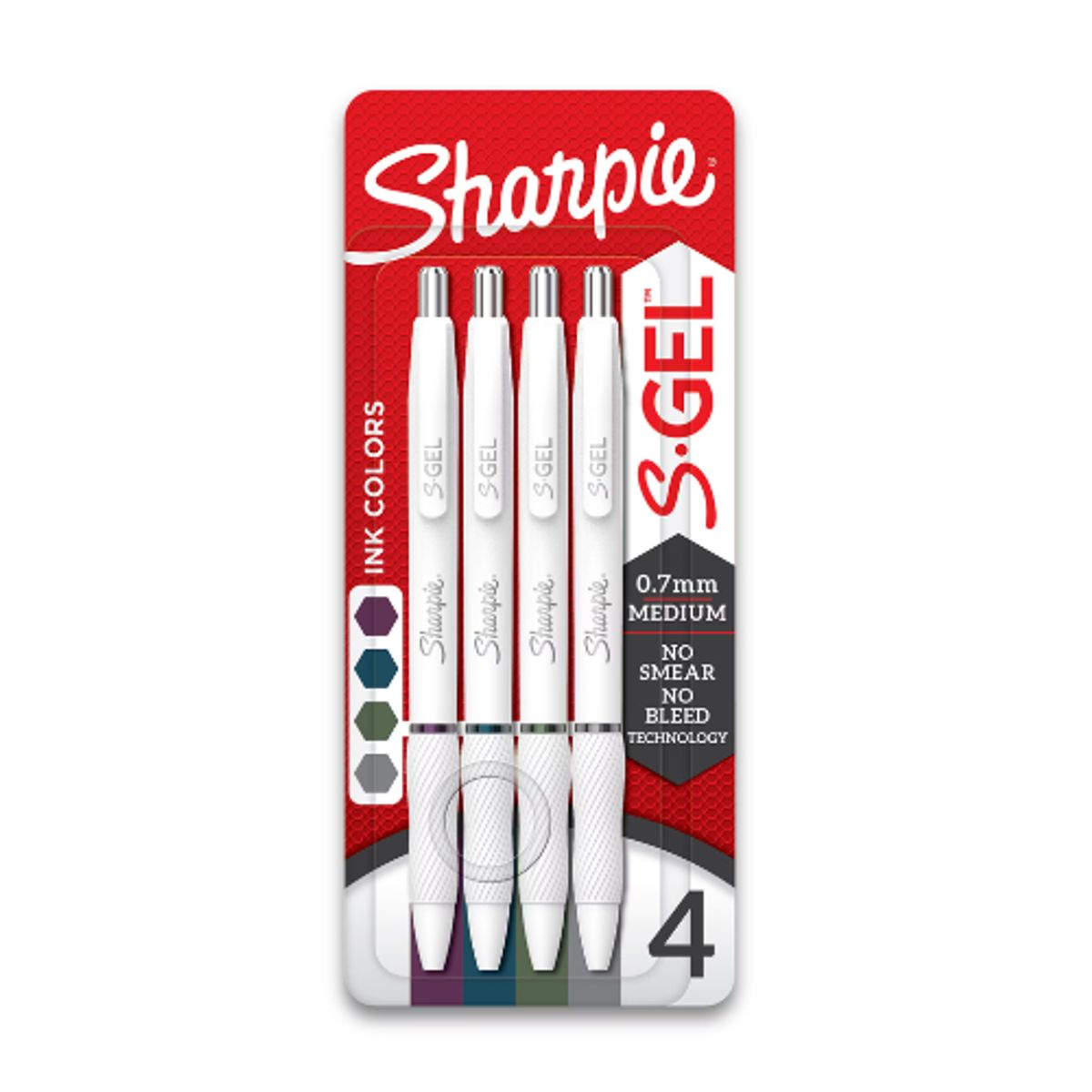 SHARPIE - Sharpie S-Gel - Colores Metálicos x4