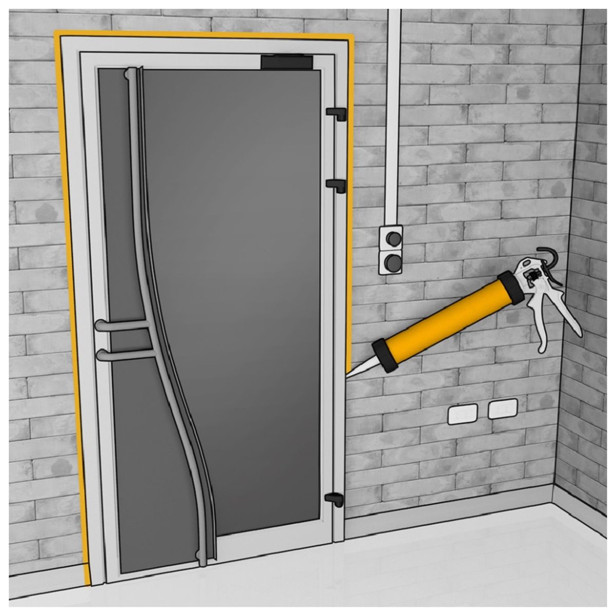 SIKA - Sellador acrílico Antifuego Sikacryl 620 fire Blanco 300ml