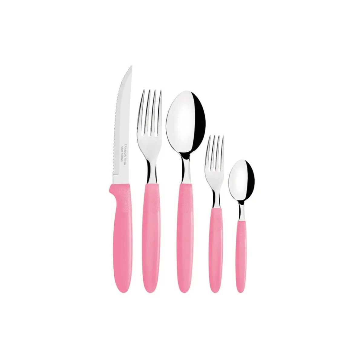TRAMONTINA - Jgo De Cubiertos X30 Pzas Ipanema Rosado - 10390012