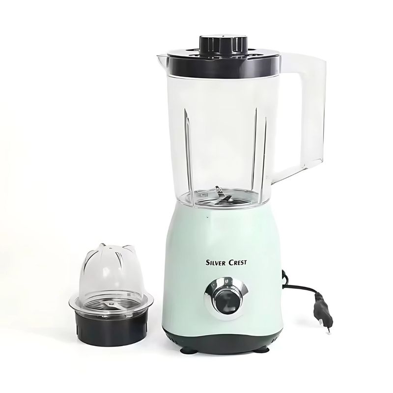 GENERICO - Licuadora Multifunción Silver Crest de 1.5L con Doble Vaso - Verde claro - M
