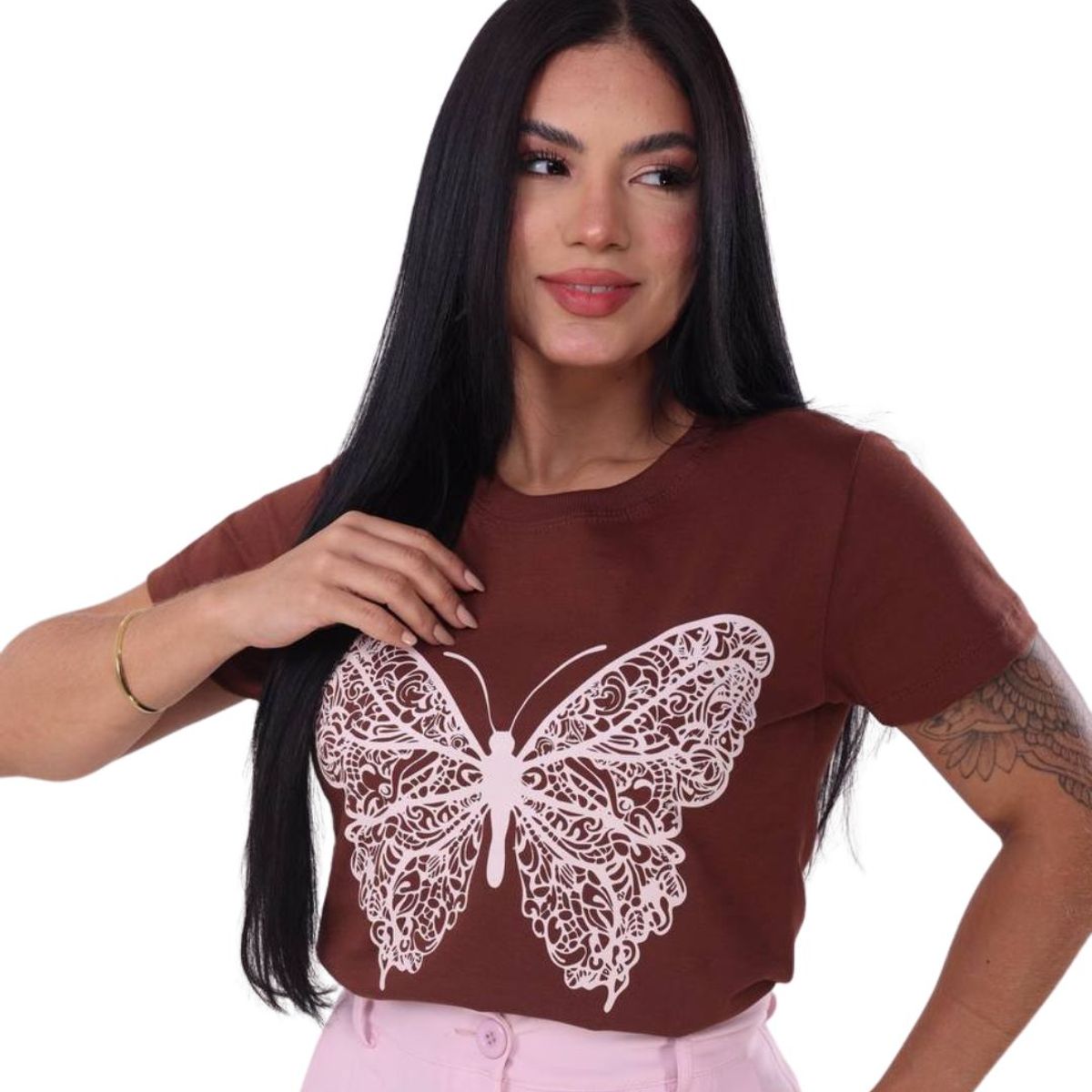 GENERICO - Polo con estampado para mujer