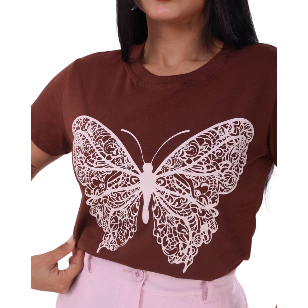 GENERICO - Polo con estampado para mujer