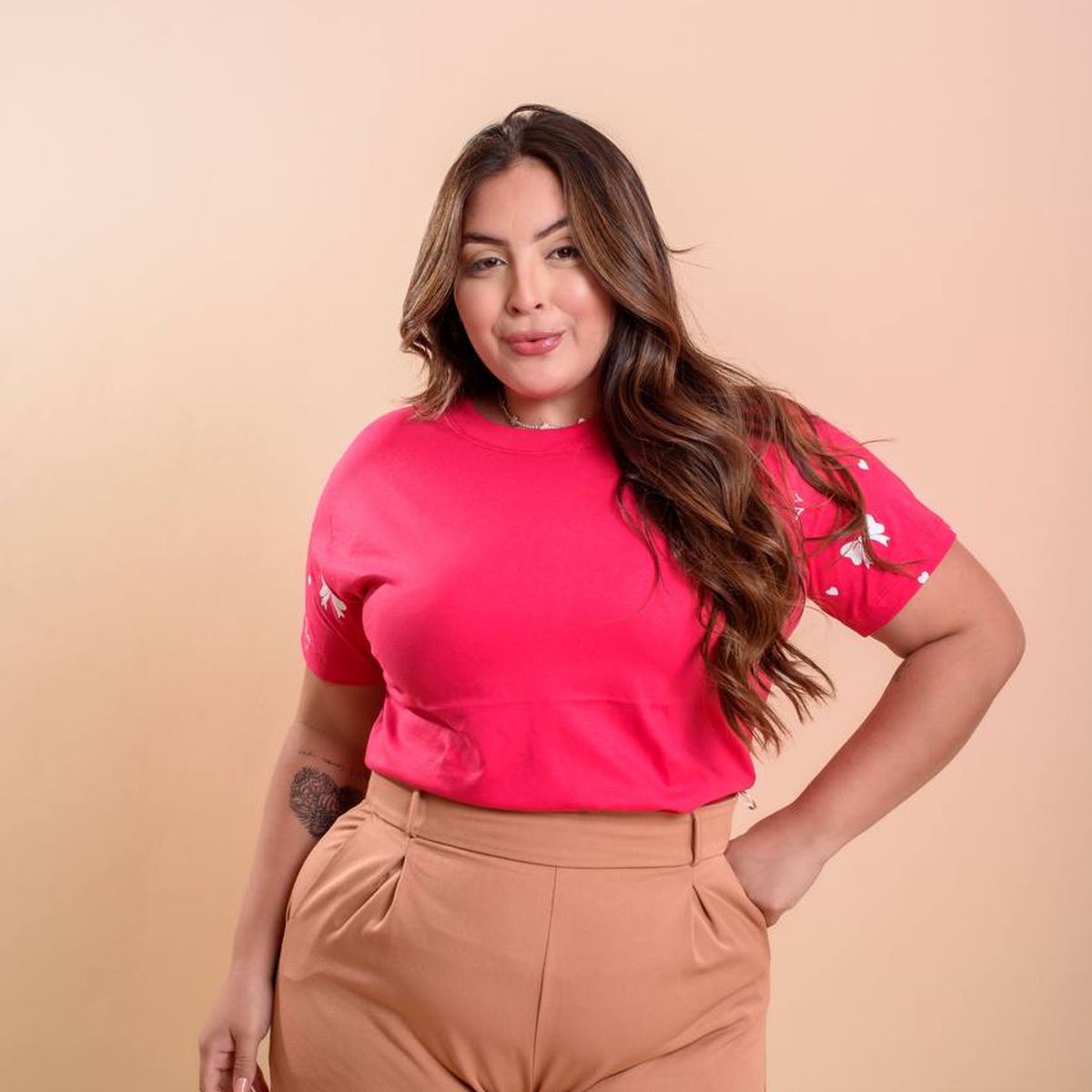 GENERICO - Polo con estampado para mujer