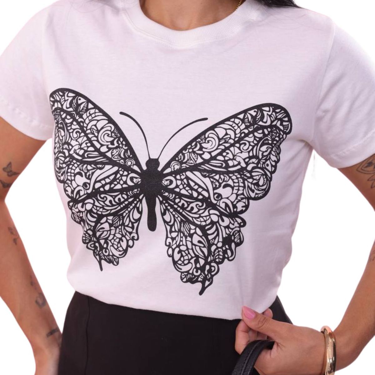 GENERICO - Polo con estampado para mujer