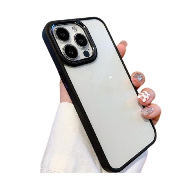 GENERICO - CASE CANDY PARA IPHONE 13 PRO MAX  NEGRO