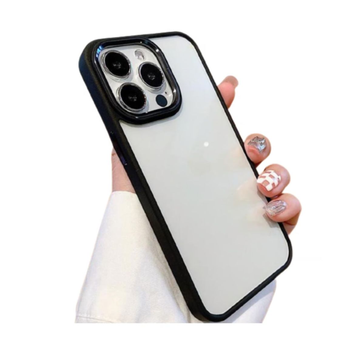 GENERICO - CASE CANDY PARA IPHONE 14 PRO MAX  NEGRO