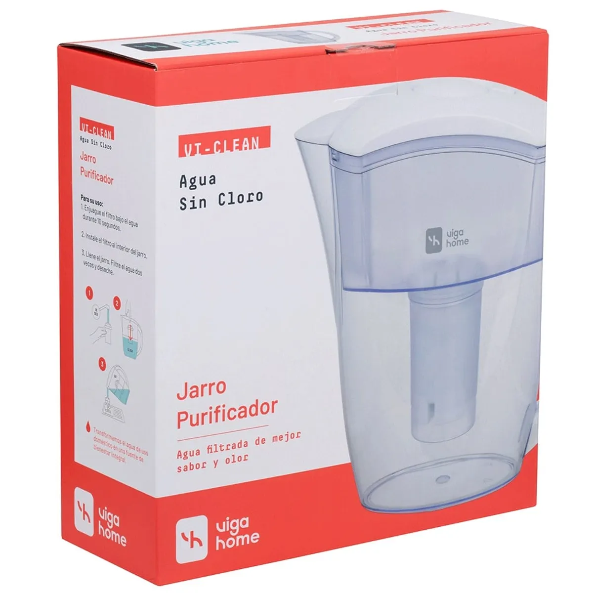 VIGAHOME - Jarra Filtrante Estándar