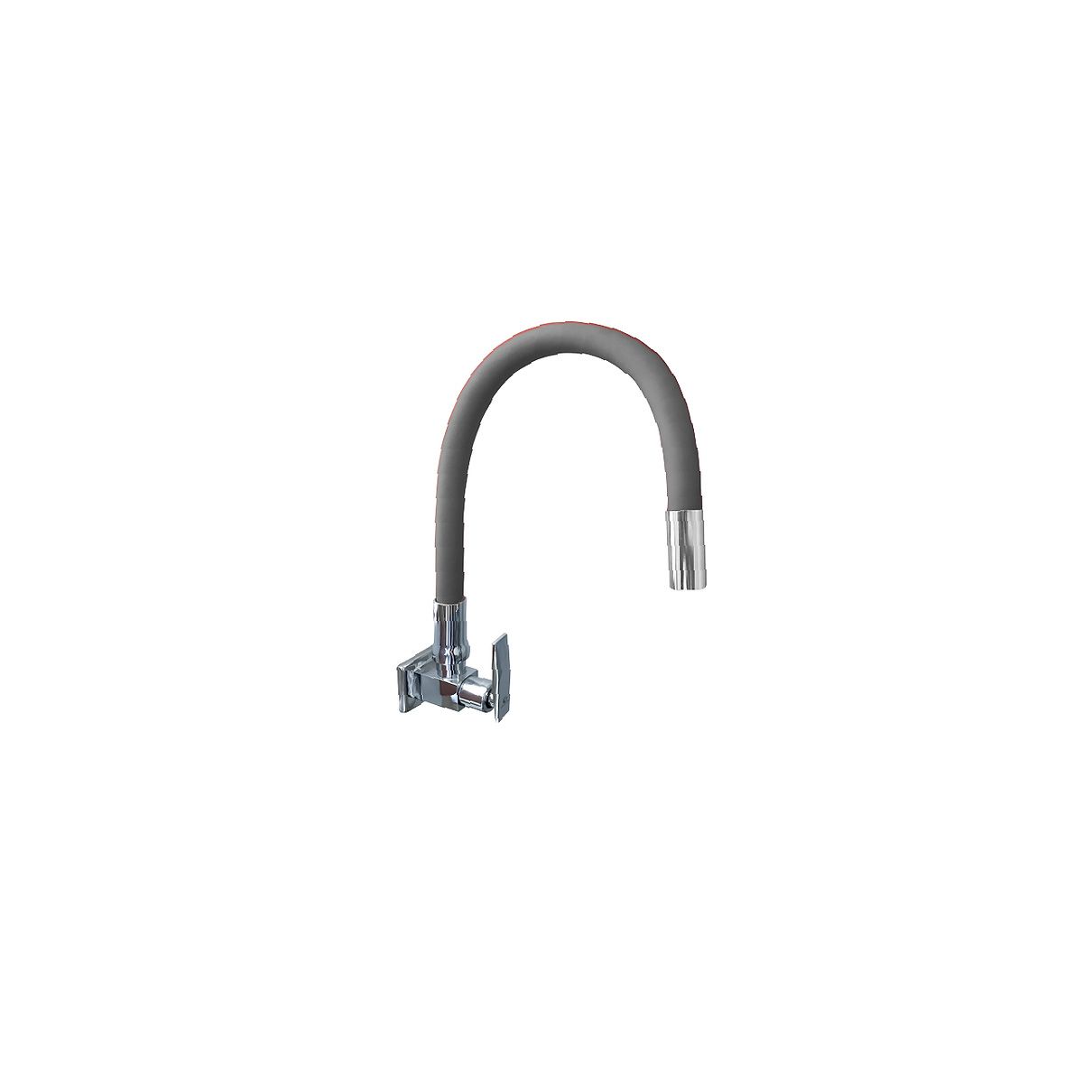 XM - Llave Ganso  Para Cocina Bronce Cromado Negro