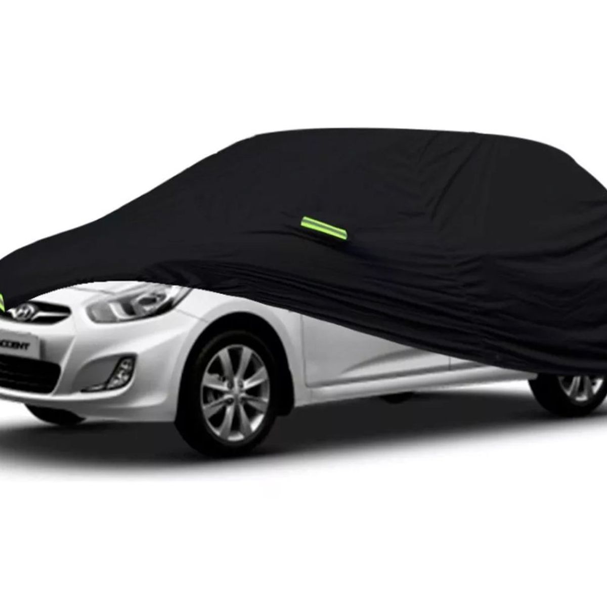 FUNCOVER - Funda Hyundai Accent Hatcback Cobertor Negro Impermeable