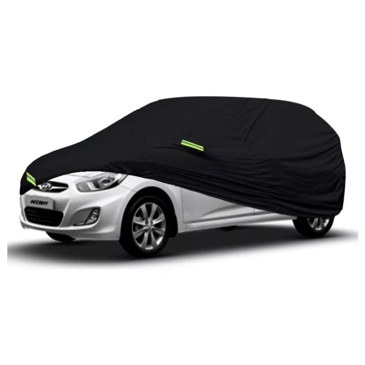 FUNCOVER - Funda Hyundai Accent Hatcback Cobertor Negro Impermeable