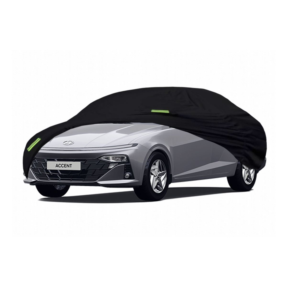 FUNCOVER - Funda Hyundai All New Accent Impermeable Cobertor Negro