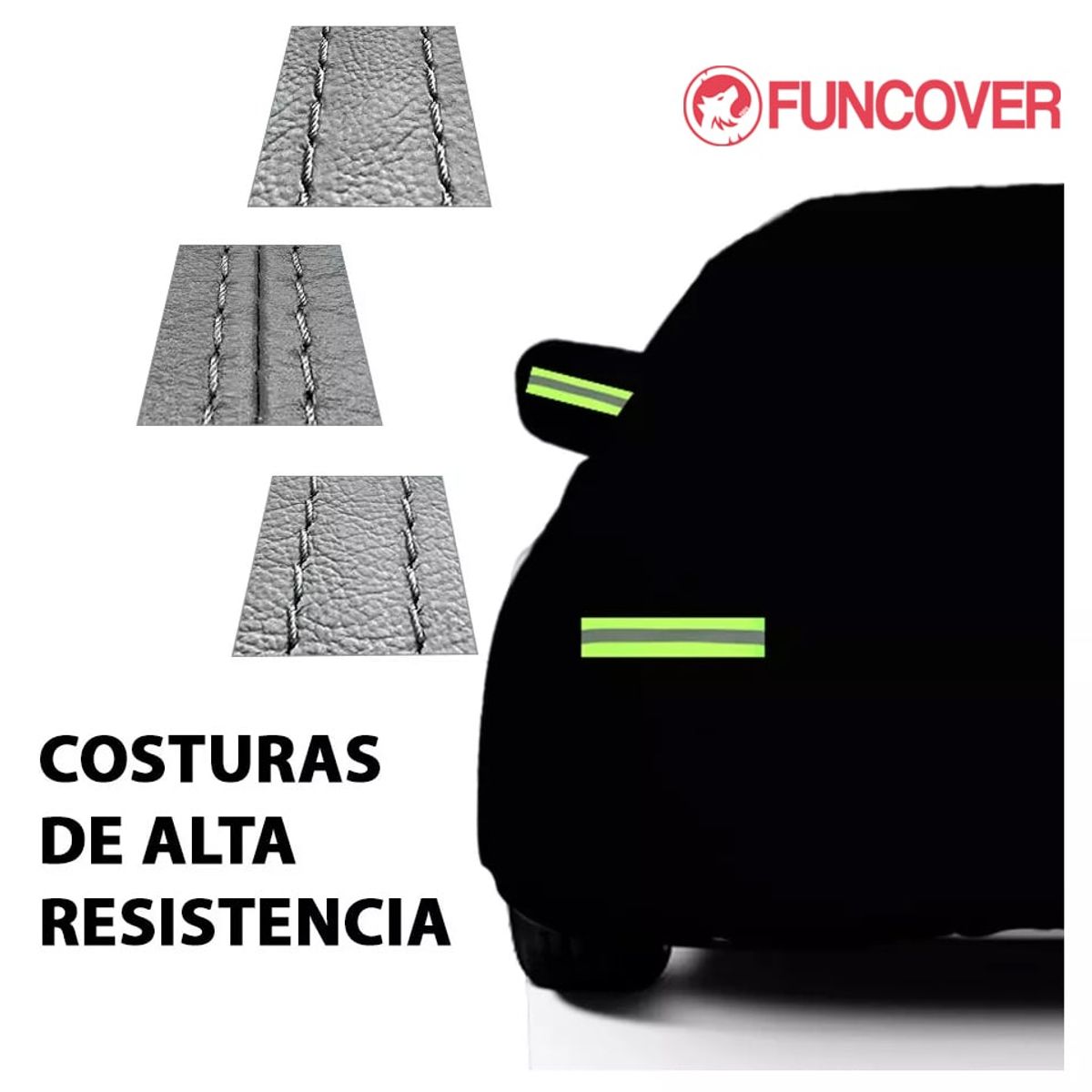 FUNCOVER - Funda Hyundai All New Accent Impermeable Cobertor Negro