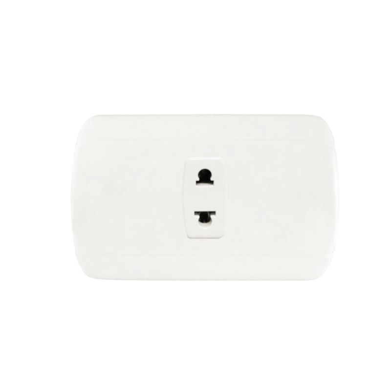 HOME LIGHT - Tomacorriente simple clásico home light