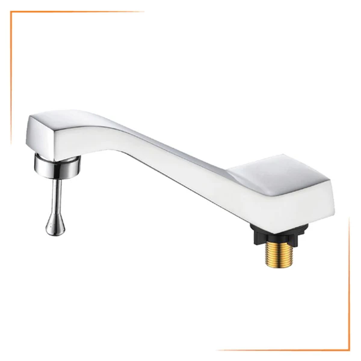 FRATELLI - Grifería Temporizada Lagrimar en Bronce Cromado