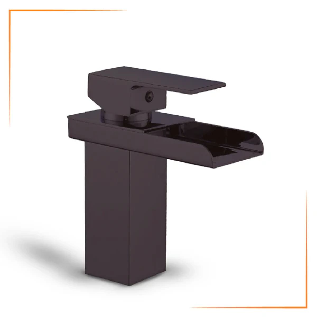 FRATELLI - Monomando para Baño en Bronce Cromado Negro