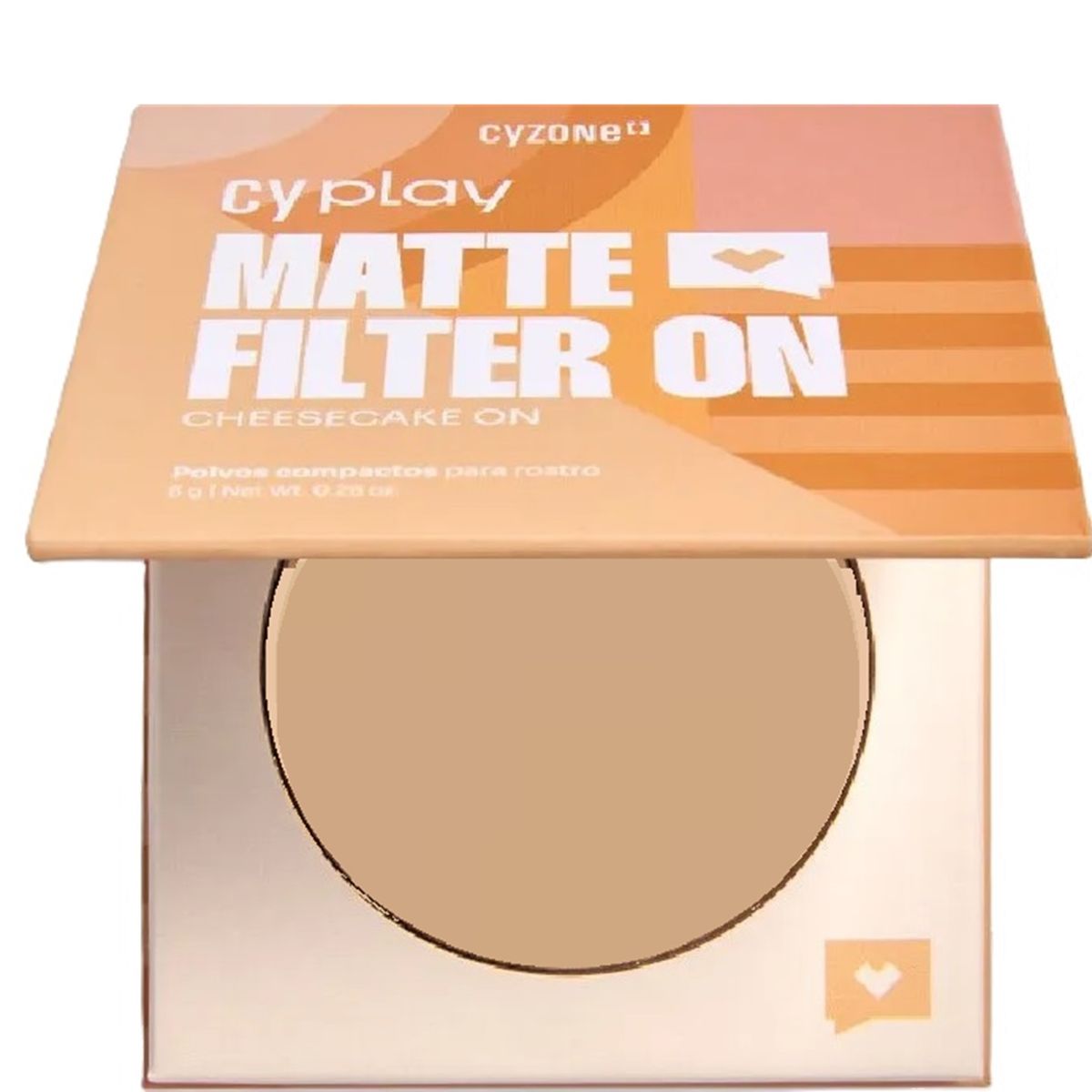 CYZONE - Polvos Compactos Matte Filter On CyPlay - Cookie On