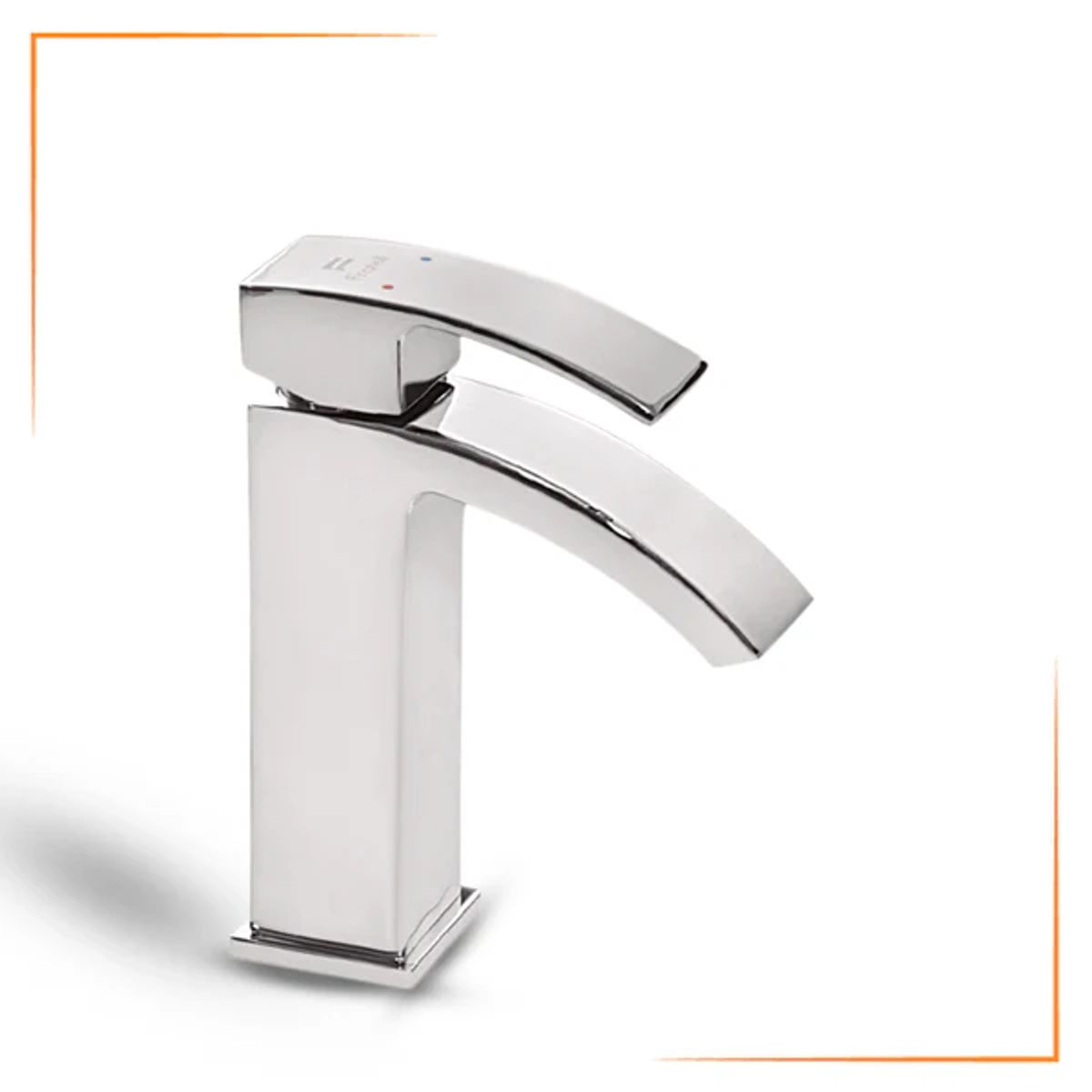 FRATELLI - Mezcladora Monomando para Baño en Bronce Cromado