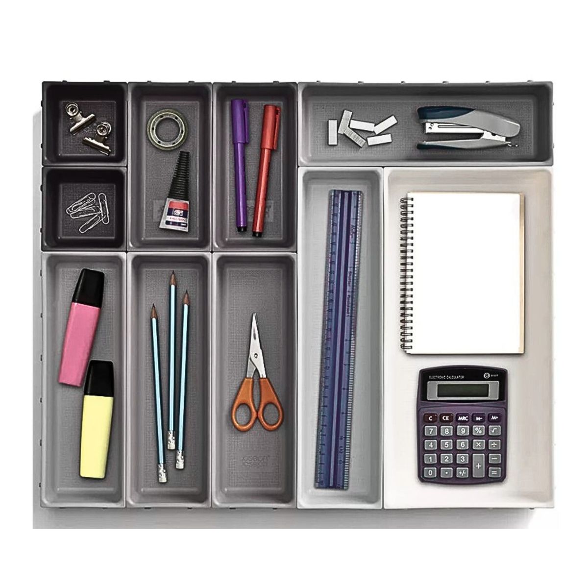 GENERICO - Organizador de Cajones Practico de 10 Piezas en Color Beige