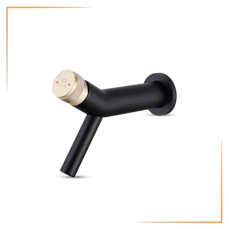 FRATELLI - Mezcladora Monomando Bowl para Baño Bronce Cromado Negro Mate