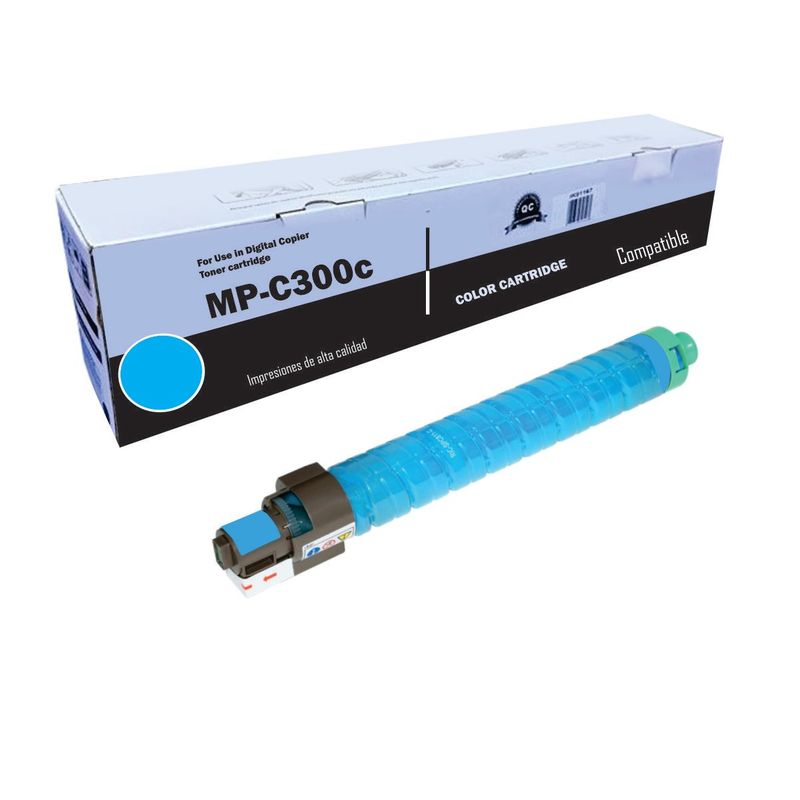 GENERICO - Toner Compatible MP-C300c Cyan 8,000 Pag. MP-C300, C400, C401.