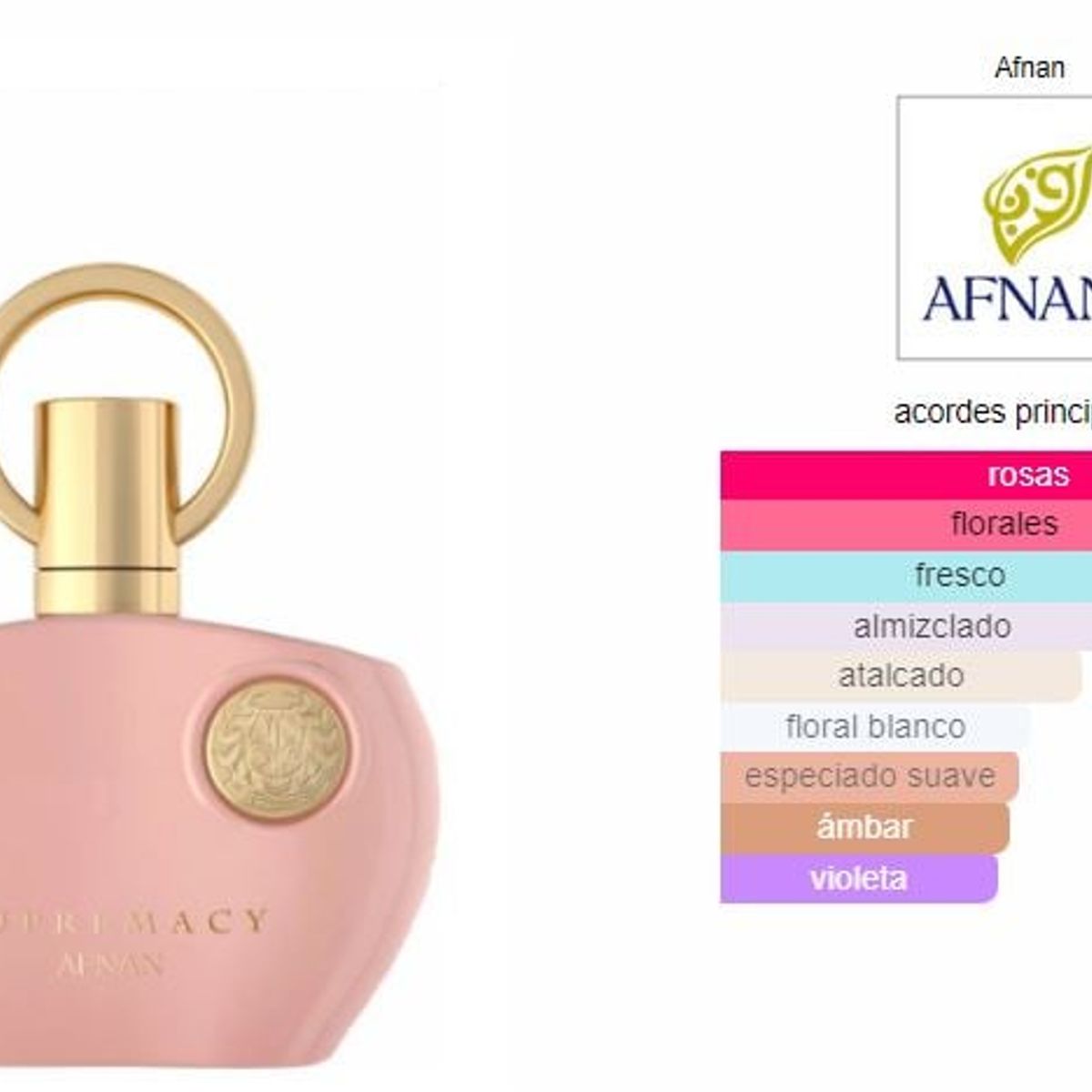 AFNAN - SUPREMACY PINK WOMEN 100ml EDP SP