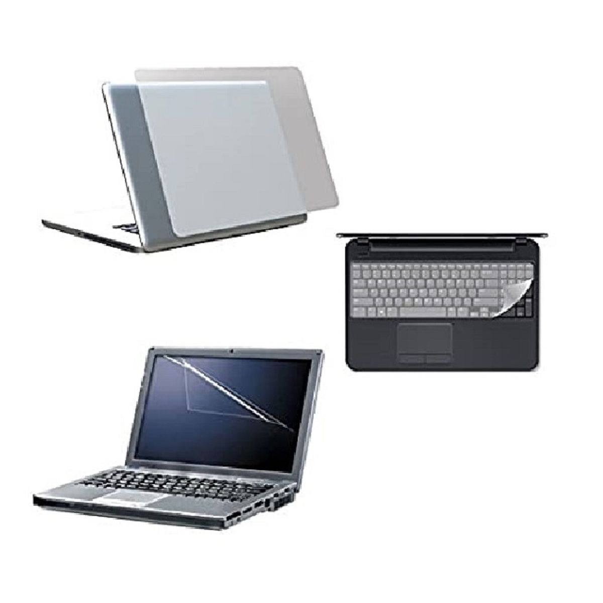 GENERICO - Combo Protector 3 en 1 para laptop teclado + pantalla + skin 14"