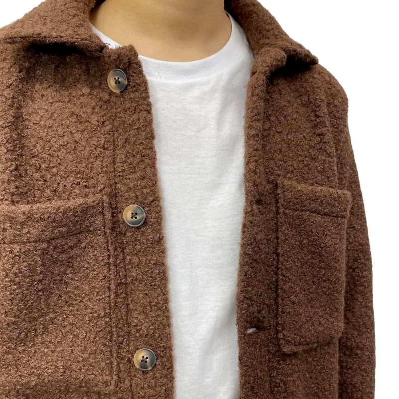 ABORIGEN - Casaca Teddy Marron de Hombre - Aborigen