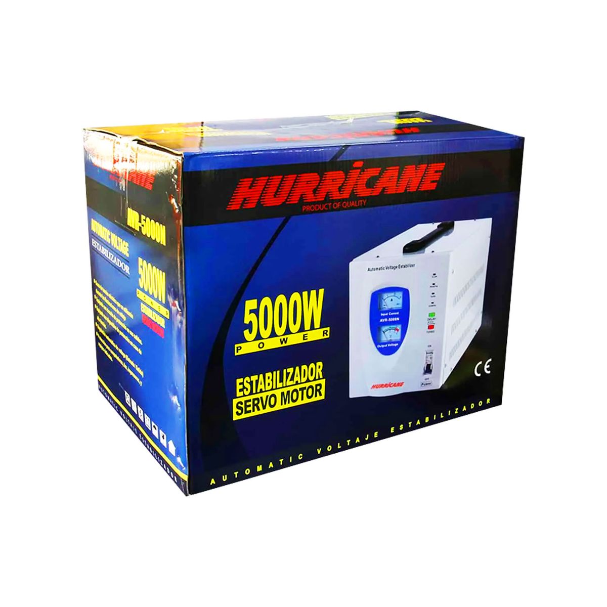 HURRICANE - Estabilizador Servomotor 5000W AVR-5000N HURRICANE