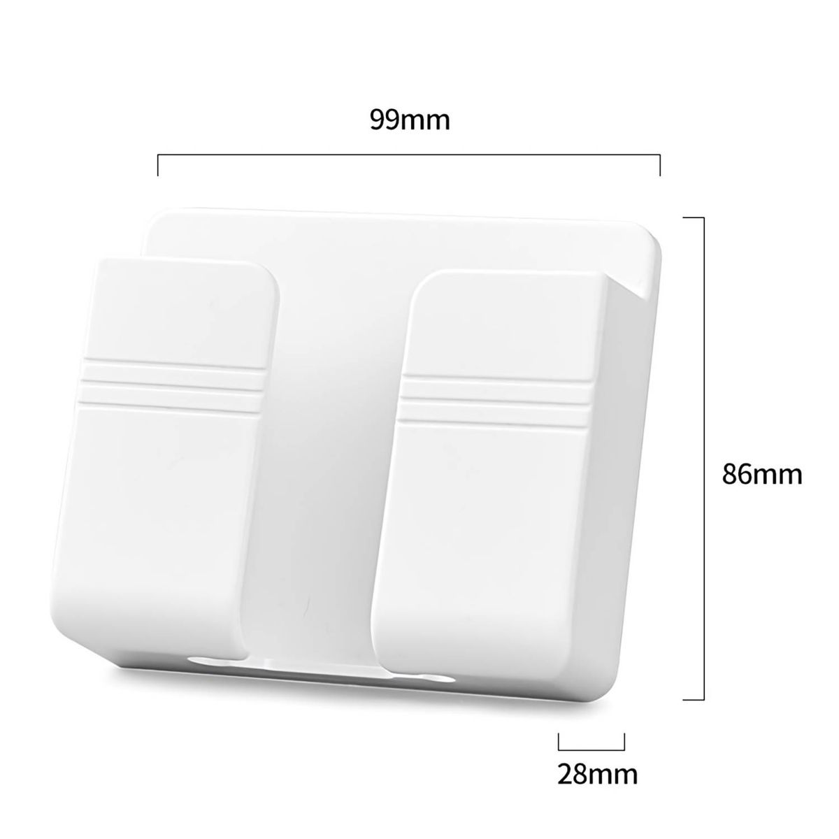 GENERICO - Soporte de Celular con Adhesivo para Pared - Blanco