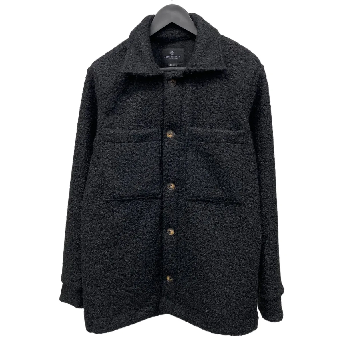 ABORIGEN - Casaca Teddy Negro de Hombre - Aborigen