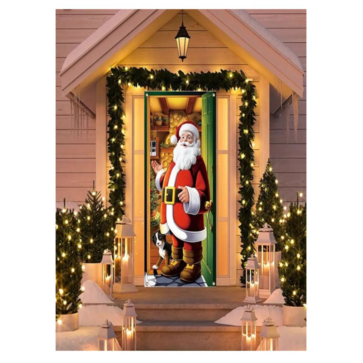 GENERICO - Funda Para Puerta tendencia navidad