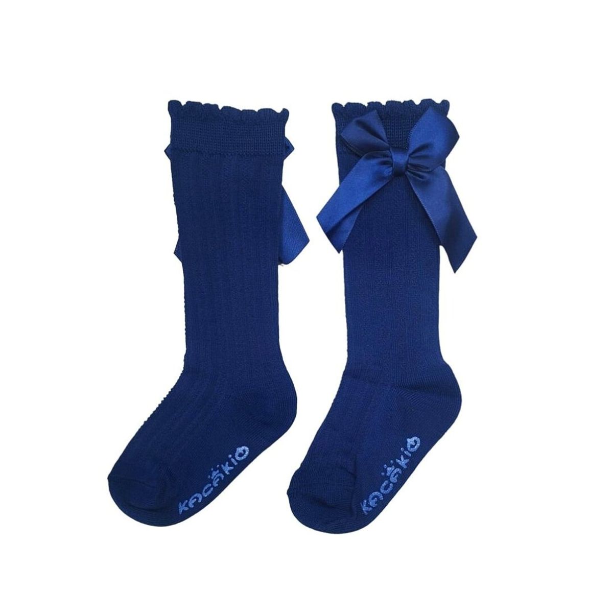 GENERICO - Medias con Lazo 6-12m Azul