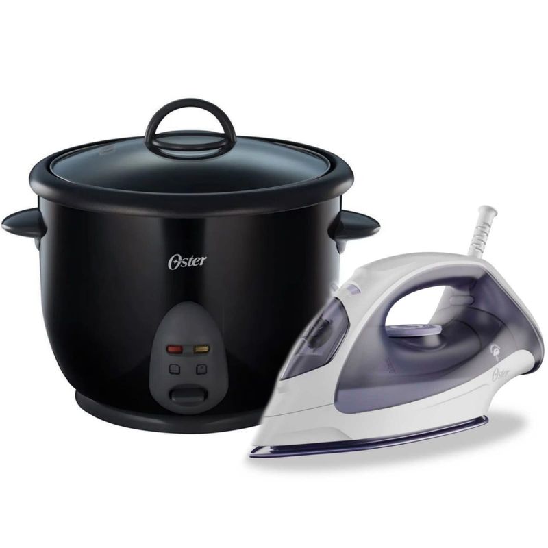 OSTER - COMBO OSTER Arrocera CKSTRC1700B + Plancha vapor GCSTBS3802