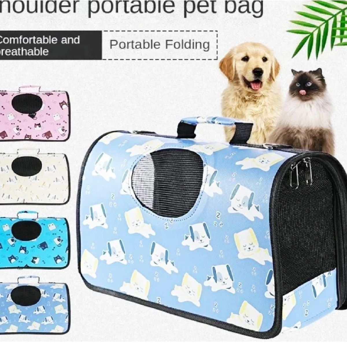 GENERICO - Bolso Transportadora de Mascotas Perros y Gatos