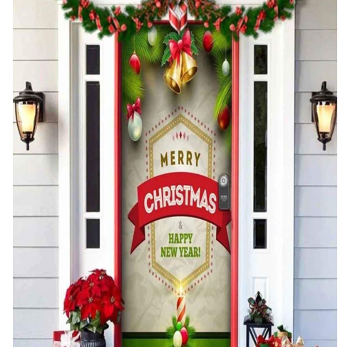 GENERICO - Funda Para Puerta tendencia navidad